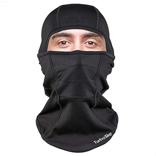 Ski Mask,Balaclava Mask,Wind Water Resistant for Cold Weather - color: Black
