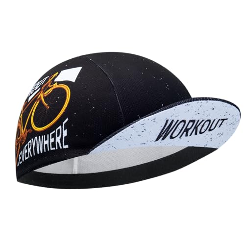 Cycling Cap for Man and Woman Cycling Hat Under Helmet-Polyester Breathable Sweat Absorbent - color: Aplan-15