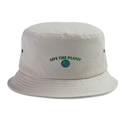 Bucket Apparel Hat Earth Flag Style B Embroidery Cotton Hats for Men & Women