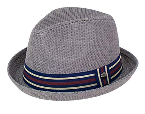 Peter Grimm Depp Fedora Hat - color: Grey, size: Large-X-Large