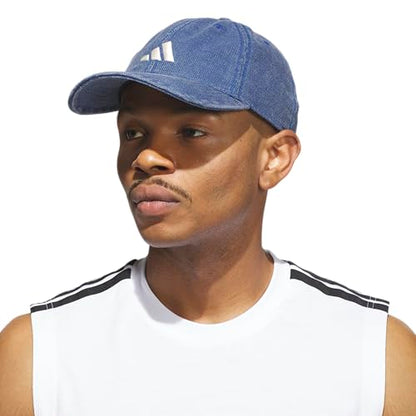 adidas Men's Ultimate Hat Baseball Cap - color: Dark Blue/Crystal Linen Beige/Dye