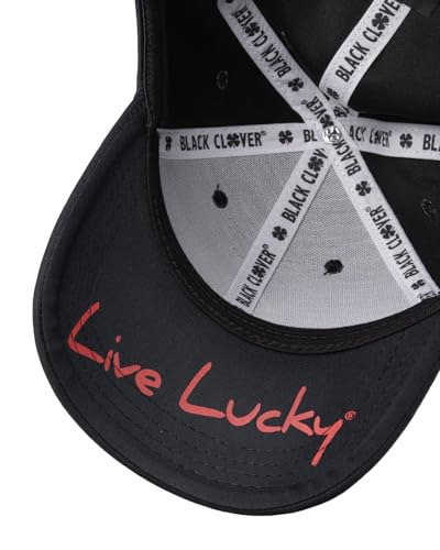 Black Clover Premium Flex Cap - color: 24 - Black Hat/3d Red Clover, size: Small-Medium