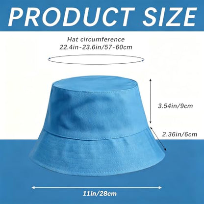Colorful Bucket Hat - color: Blue
