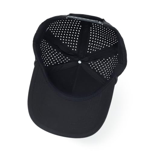 HH HOFNEN Quick Dry Baseball Cap Snapback Golf Trucker Hat for Men Women - color: Blackcamo