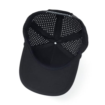 HH HOFNEN Quick Dry Baseball Cap Snapback Golf Trucker Hat for Men Women - color: Blackcamo