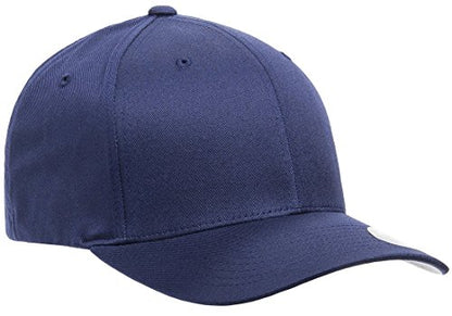 Flexfit Men's Athletic Baseball Fitted Cap - color: Navy, size: Large-X-Large