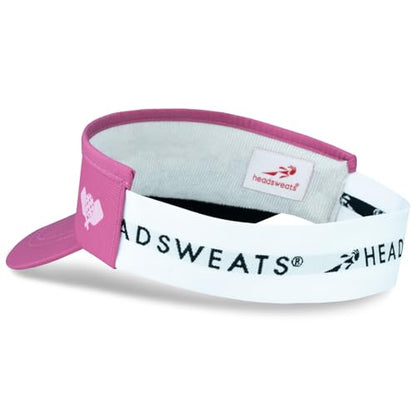 Headsweats Performance Pickleball Hats and Visors - color: Pink, style: Visor