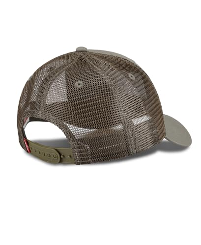 Levi's Men's Classic Style Logo Trucker Hat - Adjustable Lightweight - color: Olive