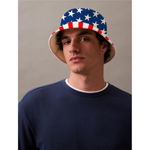 Bucket Hat for Men Women Funny Holiday Fishing Hat Cute Fisherman Cap - color: Flag01