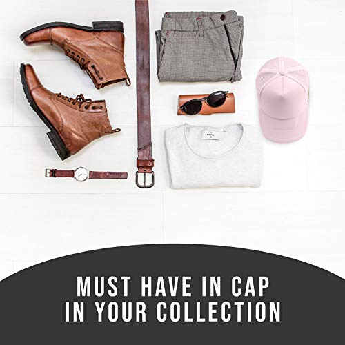 2 Packs Baseball Caps Blank Trucker Hats Summer Mesh Cap (2 FOR Price of 1) - color: Pink