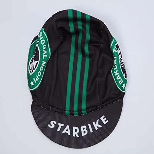 Funny Cycling Cap - Polyester Cycling Hat-Under Helmet - Cycling Helmet Liner Breathable&Sweat Uptake - color: Bk