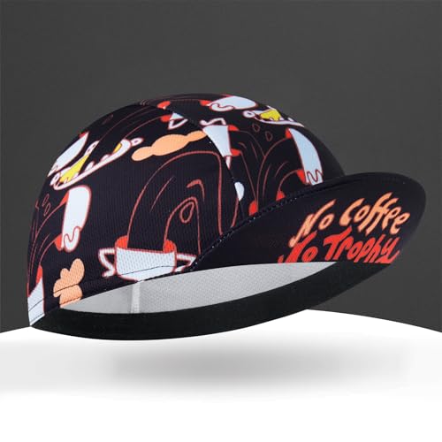 Cycling Cap for Man and Woman Cycling Hat Under Helmet-Polyester Breathable Sweat Absorbent - color: Go-10
