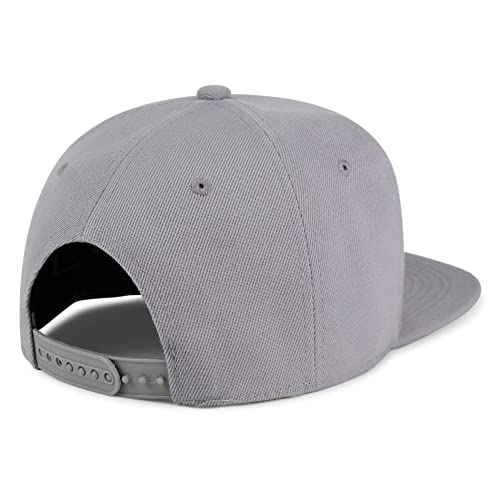 JPAK Drum Stick Hip-Hop Snapback Hat Embroidered Baseball Cap Drummer - color: 02. Light Grey