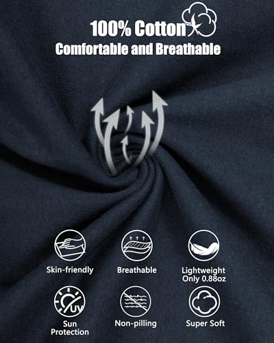 3-Pack 100% Cotton Skull Cap for Men Women Helmet Liner Caps - color: 3pcs-black,white,navy Blue
