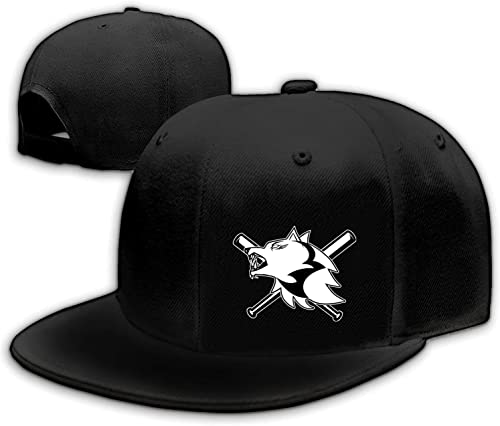Horror Grim Reaper Scythe Hats Flat Bill Snap Back Hats for Men Flat Brim Black Baseball Cap Devil Skull Finger Snapback - color: Wolf Baseball Bat