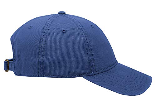 OTTO 6 Panel Low Profile Garment Washed Superior Cotton Twill - color: Royal
