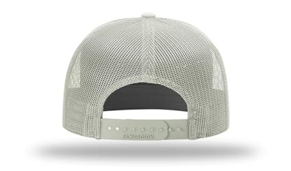 Richardson 168 Hi-Pro 7 Panel Adjustable Snapback Trucker Mesh Back Cap - color: Quarry