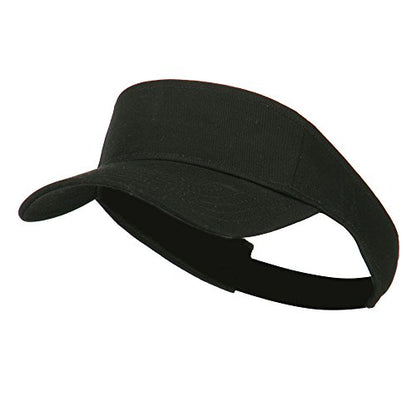 Youth Cotton Sun Visor - color: Black