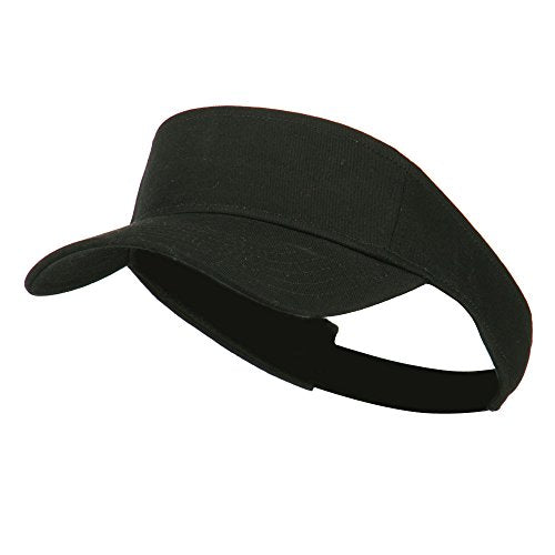 Youth Cotton Sun Visor - color: Black