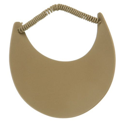 Large Bill Foam Sun Visor - color: Khaki
