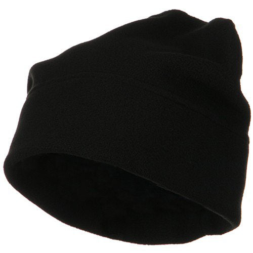 e4Hats.com Big Size Fleece Beanie - color: Black, size: One Size
