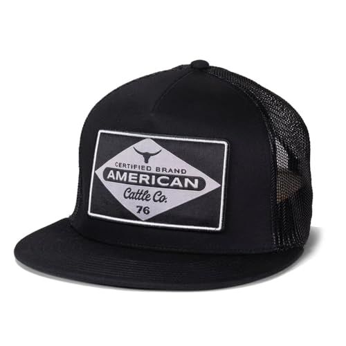Billboard Adjustable Snapback Western Hat - color: Black