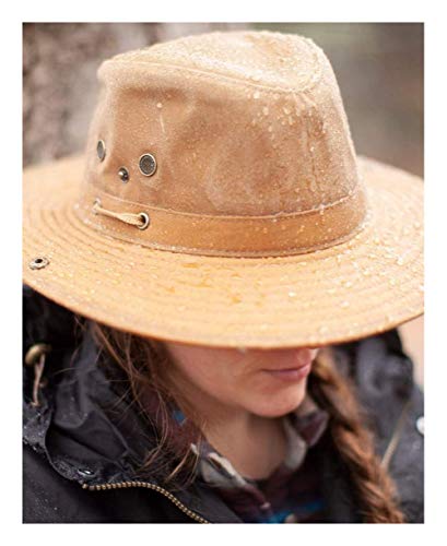 Outback Trading Company Women's 1497 River Guide UPF 50 Waterproof Breathable Outdoor Cotton Oilskin Hat - color: Field Tan, size: XX-Large