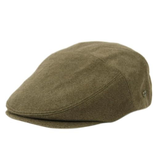 EPOCH Men's Contemporary Winter Wool Newsboy Ivy Hat - color: Iv6063olive, size: Small-Medium