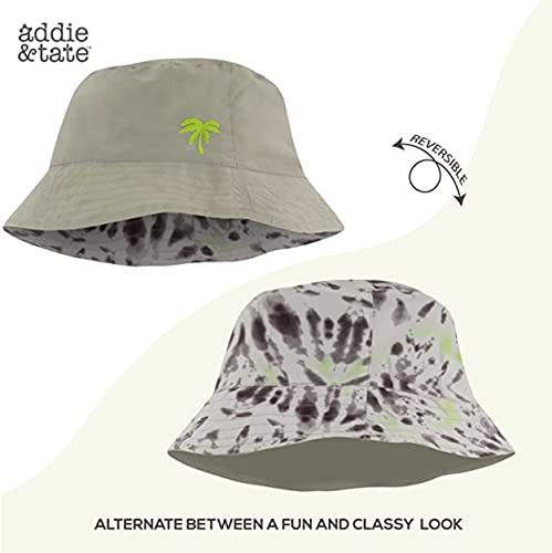 Kids Bucket Hat for Girls & Boys, Packable Fun & Cool Reversible Beach Sun Teen Toddler Bucket Hat - Ages 3-14 Years - color: Grey/Tie Dye, size: 7-14 Years