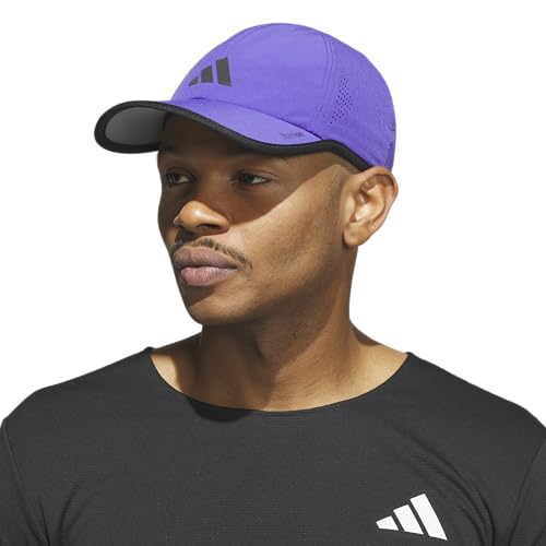 adidas Men's Superlite Hat - color: Pure Purple/Black/3