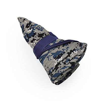 Outdoor Wide Brim Sun Protect Hat, Classic US Combat Army Style Bush Jungle Sun Cap for Fishing Hunting Camping - color: Blue Digital