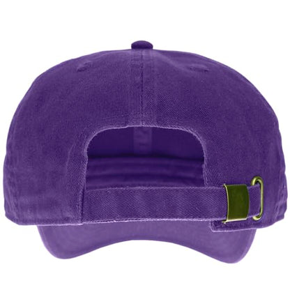 Gelante Baseball Cap Dad Hat 100% Cotton Polo Style Plain Blank Adjustable Size. - color: Purple