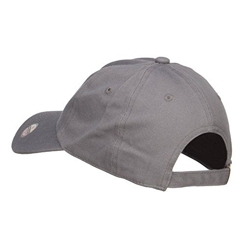 Nissi Unstructured Cotton Twill Washed Cap - color: Grey