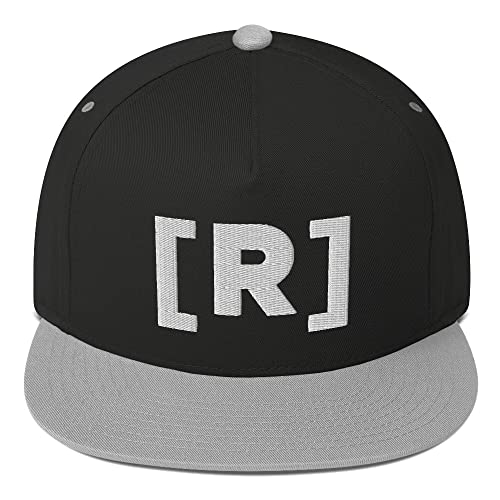 Hogue WS LLC Residente Hat (Embroidered Flat Bill Snapback Cap) - color: Black/ Grey