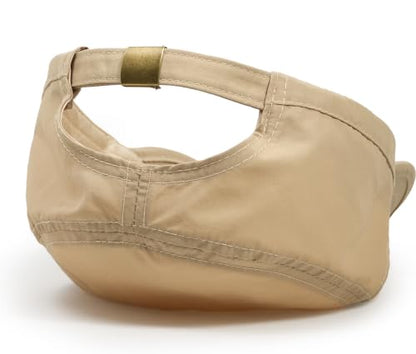 Cadet Army Cap Unisex Military Hat Adjustable Flat Top Cap Baseball Cap - color: Khaki