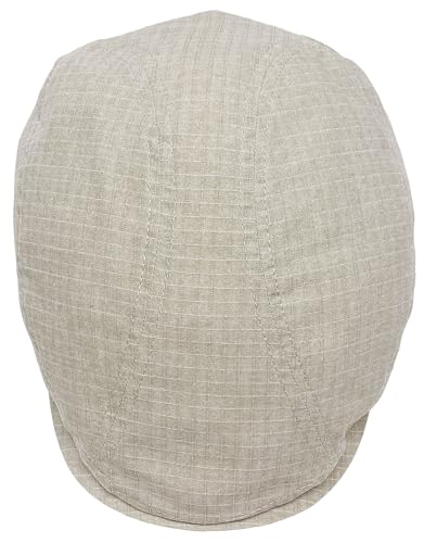 Broner Lightweight Cotton Ripstop Euro Shape Ivy Cap - color: Pebble, size: X-Large