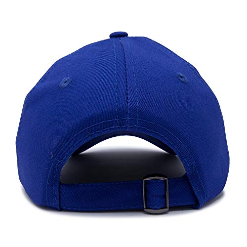 DALIX Baseball Cap Dad Hat Plain Men Women Cotton Adjustable Blank Unstructured Soft - color: Royal Blue