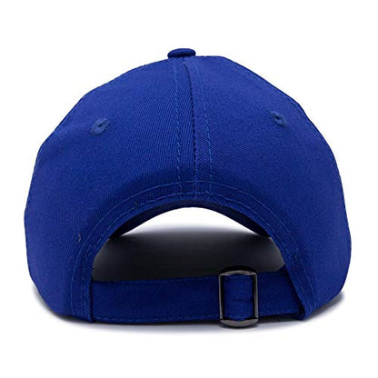 DALIX Baseball Cap Dad Hat Plain Men Women Cotton Adjustable Blank Unstructured Soft - color: Royal Blue