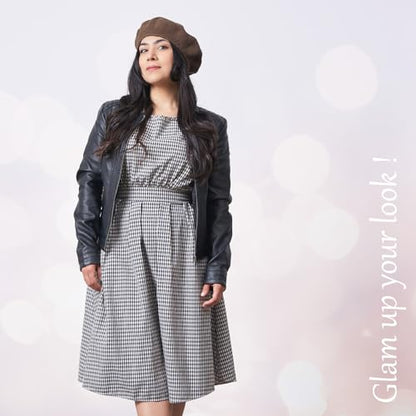 CHARM Knit Tam Hats for Women & Men - color: Beige