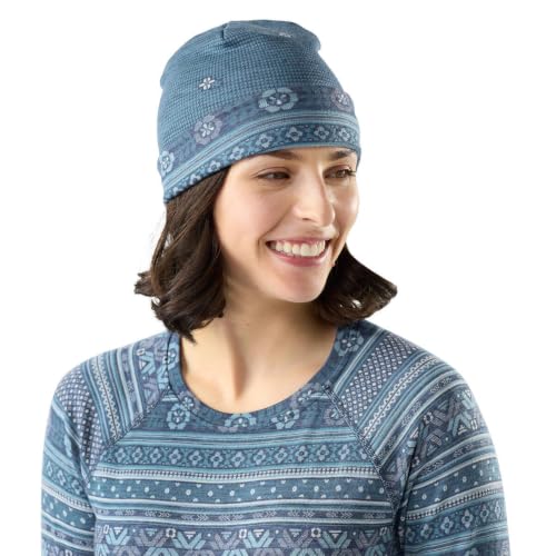 SmartWool Unisex Adult Thermal Merino Reversible Cuffed Beanie - color: Nightfall Fair Isle Fun