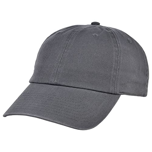 Lids Blank Baseline Dad Adjustable Strapback Hat - color: Charcoal