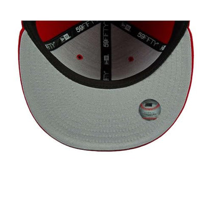 New Era MLB Unisex-Adult New York Yankees - color: Scarlet/White, size: 7 3/8