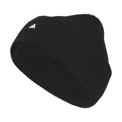 adidas Men's Premium Cuff Fold Beanie - color: Black/White