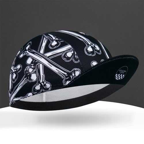 Cycling Cap with Sun Visor, Lightweight Polyester Bike Hat for Men & Women - color: Ck9