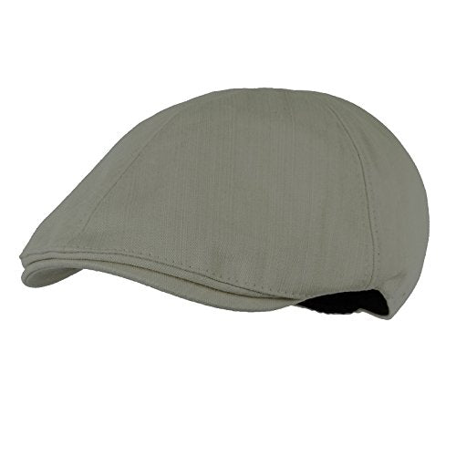 WITHMOONS Simple Newsboy Hat Flat Cap SL3026 - color: Browngrey, size: One Size