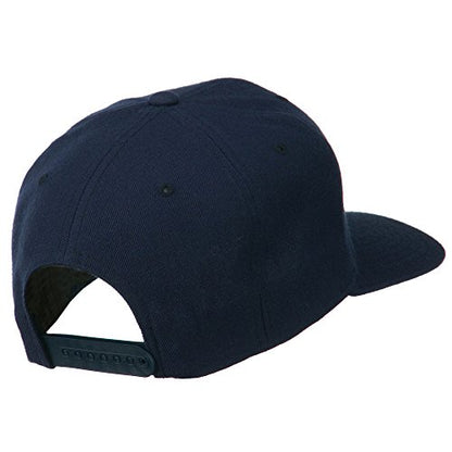 e4Hats.com Pink Diamond Outline Embroidered Snapback Cap - color: Navy