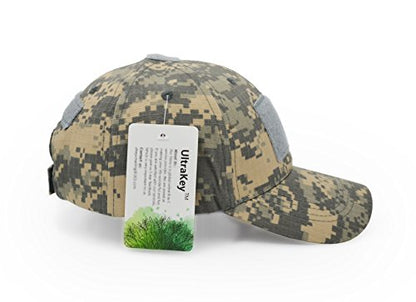 UltraKey Military Tactical Operator Cap, Outdoor Army Hat Hunting Camouflage Baseball Cap - color: Green Digital