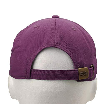 Falari Classic Baseball Cap Dad Hat 100% Cotton Soft Adjustable Size - color: Mulberry