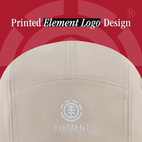 Element Unisex Adult Element Camper Hat, Adult Strapback with Slight Curved Brim - color: Light Grey