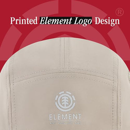 Element Unisex Adult Element Camper Hat, Adult Strapback with Slight Curved Brim - color: Light Grey